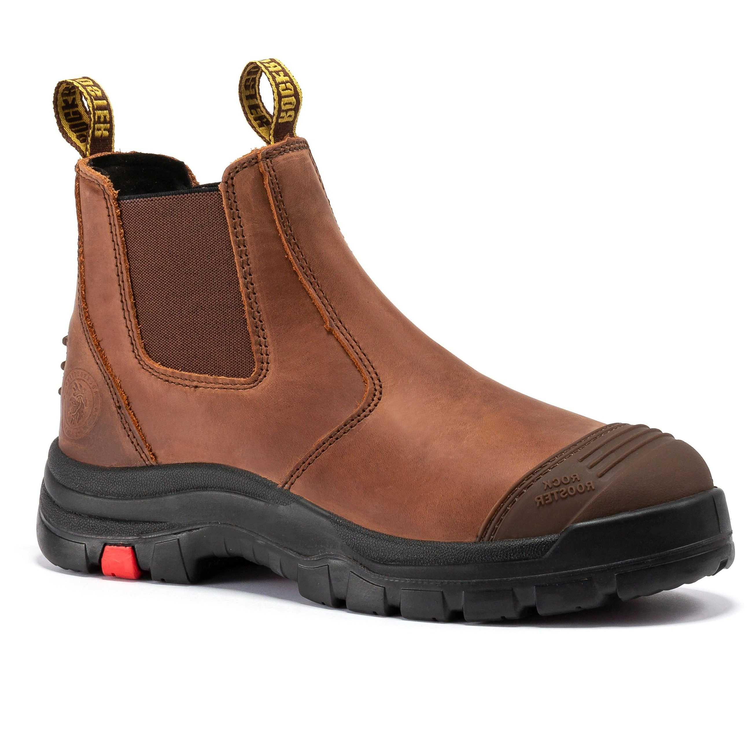 Rockrooster Lumen: Brown Leather Boots for Blokes. Tough, Reliable, Ready to Rumble All Day Long!